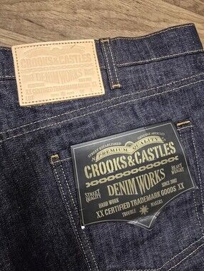 Nwt! Crooks & Castle Jeans Mens Sz 40x32
